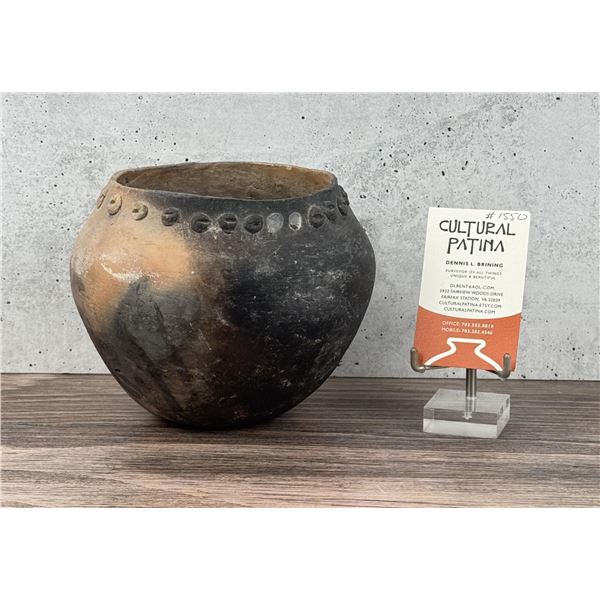 Historic Acoma Pueblo Coffee Bean Jar Pot