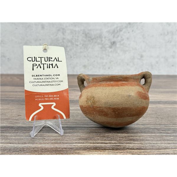 Pre Columbian Handled Pot