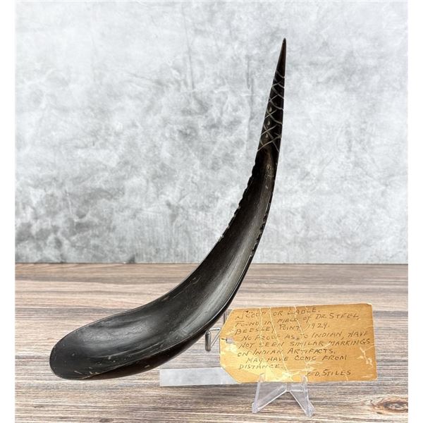 Haida Northwest Coast Native American Horn Spoon