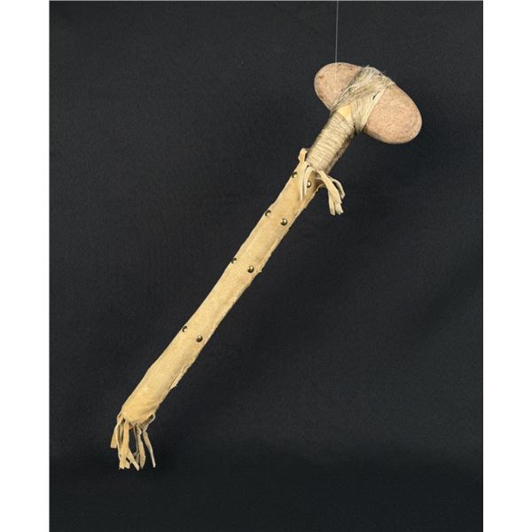 Native American Indian Stone War Club