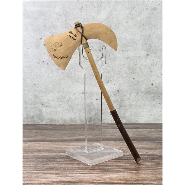 Banff Canada Native American Indian Souvenir Axe