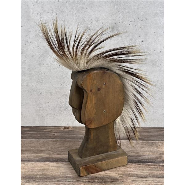 Plains Native American Indian Porcupine Hair Roach