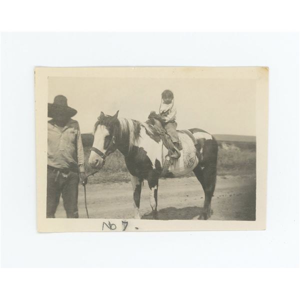 Little Alan Old Horn Old Tobacco Crow Indian Photo