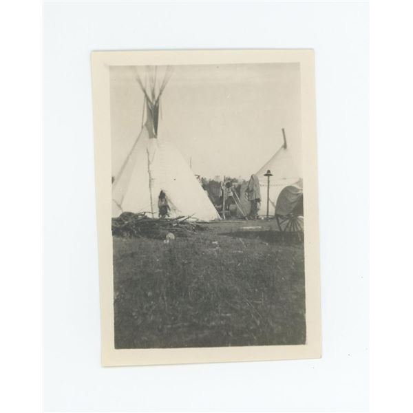 Montana Crow Indian Reservation Tipis Photo