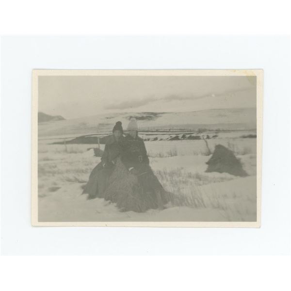 Winter on the Crow Indian Agency Photo