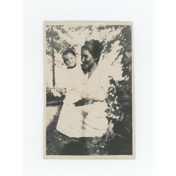 Crow Indian Mother and Child Montana Photo