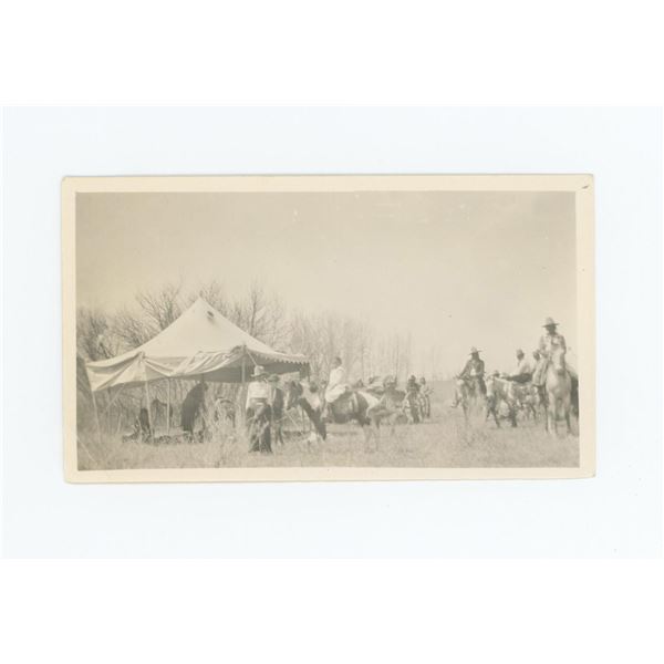 Airing a Tipi Crow Agency Montana Photo