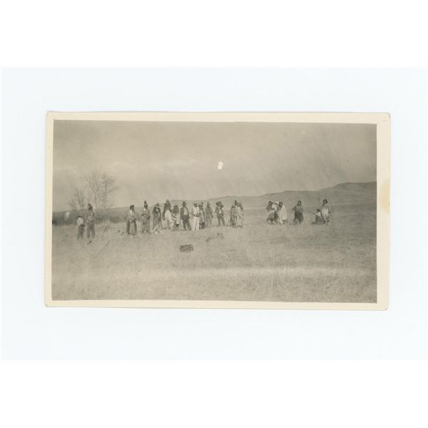 Shinney Game Crow Indians Montana Photo