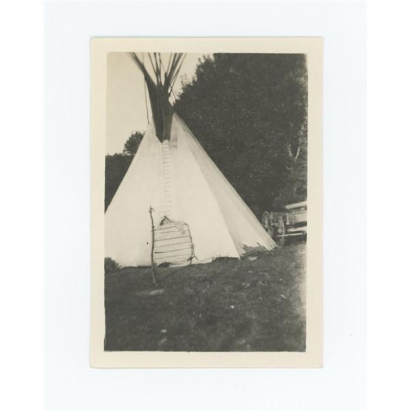 Crow Tipi Closed Door Crow Agency Montana Photo