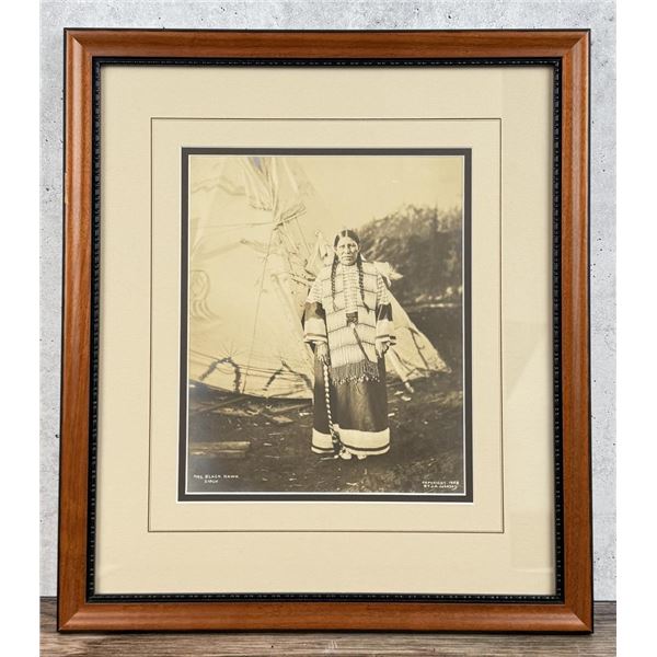 J.A. Johnson Mrs Black HAwk Sioux Photo