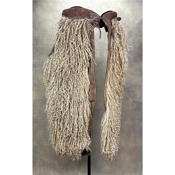 Riley & McCormick White Wooly Cowboy Chaps