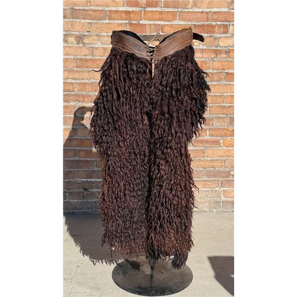 Clark Portland Oregon White Wooly Cowboy Chaps