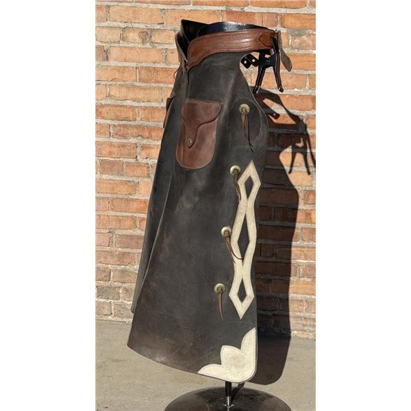 1930s Montana Tri Color Batwing Cowboy Chaps