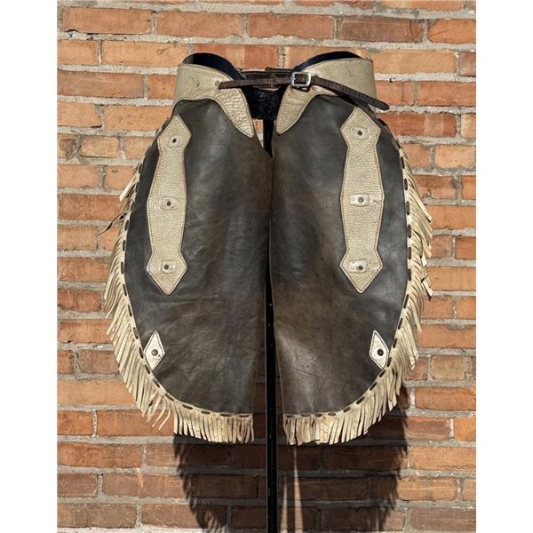 Montana Batwing Fringe Cowboy Chinks Chaps