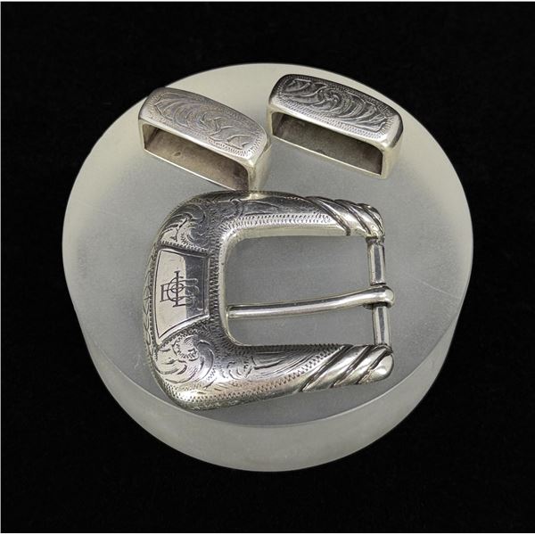 Lucchese Classics Cowboy Ranger Belt Buckle Set