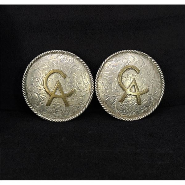 Cowboy Spur Strap Conchos