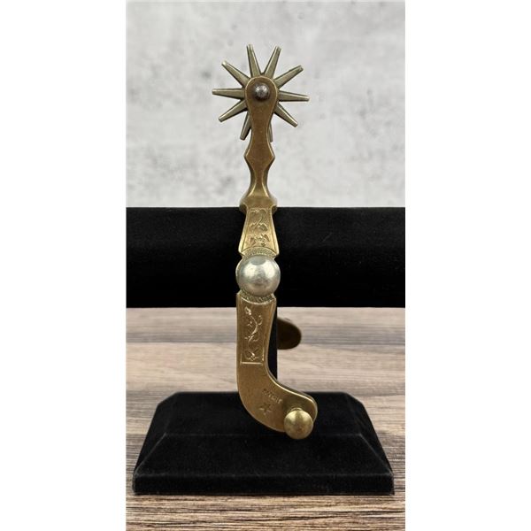 August Buermann Hercules Bronze Cowboy Spur