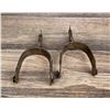 Image 3 : Texas Longhorn Copper Overlay Cowboy Spurs