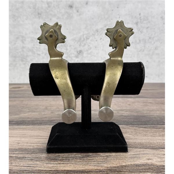 Nickel Silver Montana Ranch Used Cowboy Spurs