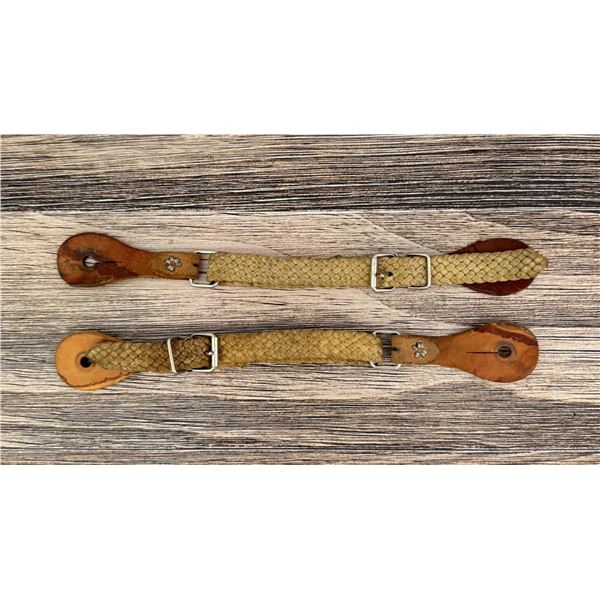 Braided Cowboy Spur Straps
