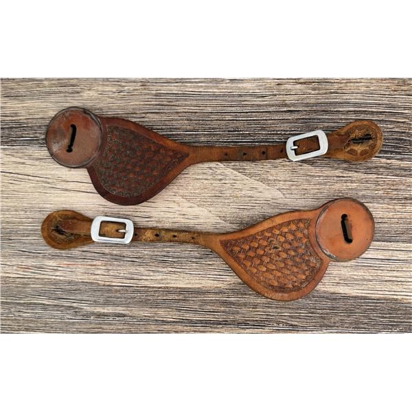 Three Forks Saddlery Montana Cowboy Spur Straps