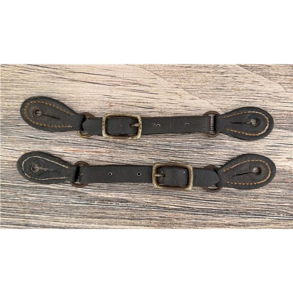 Heiser Saddlery Leather Cowboy Spur Staps