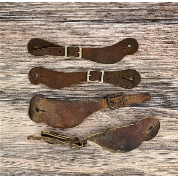 Leather Cowboy Spur Straps