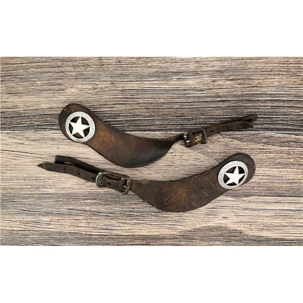 Texas Star Leather Cowboy Spur Straps