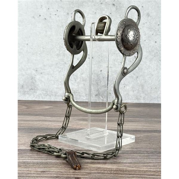 Visalia Humane Silver Mounted Cowboy Horse Bit