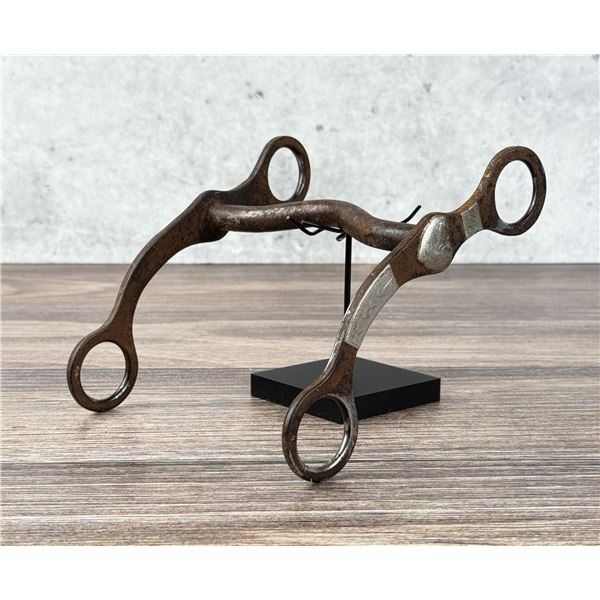 Crockett Silver Mounted Heart Cowboy Horse Bit