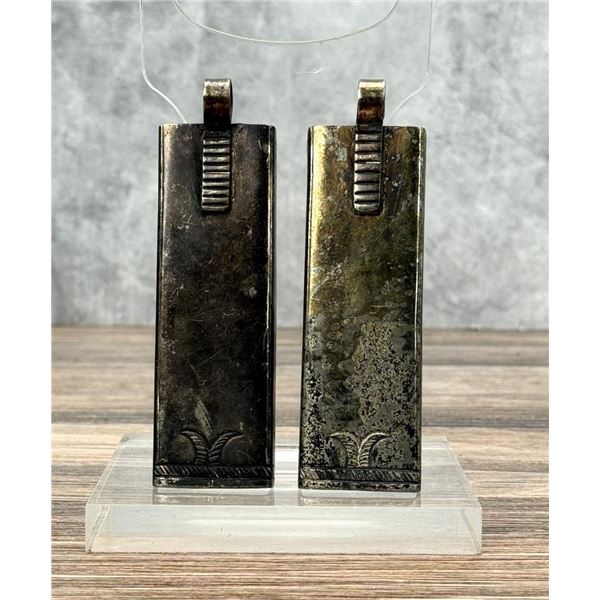 Navajo Sterling Silver Horse Bit Parts Tabs