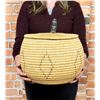 Minnie Ittoshat Inuit Eskimo Lyme Grass Basket