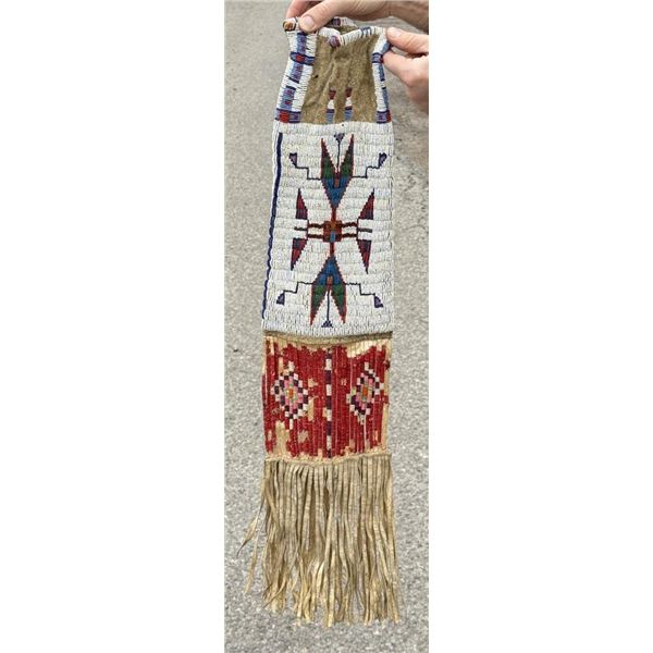 Sioux Native American Indian Beaded Pipe Bag