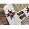 Image 14 : Native American Beaded Buffalo Hide Saddle Blanket