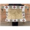 Image 3 : Native American Beaded Buffalo Hide Saddle Blanket