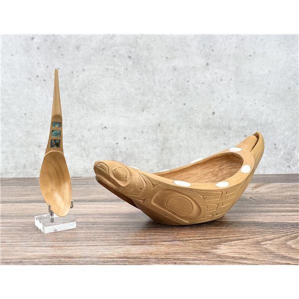 John Hudson Tsimshian Northwest Coast Grease Bowl