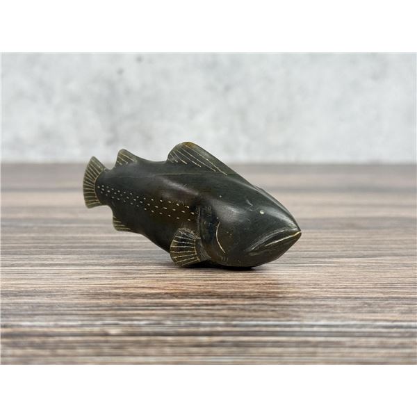 Daniel Weetaluktuk Inuit Eskimo Fish Carving