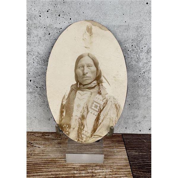 Black Heart Lakota Warrior Pine Ridge Indian Photo
