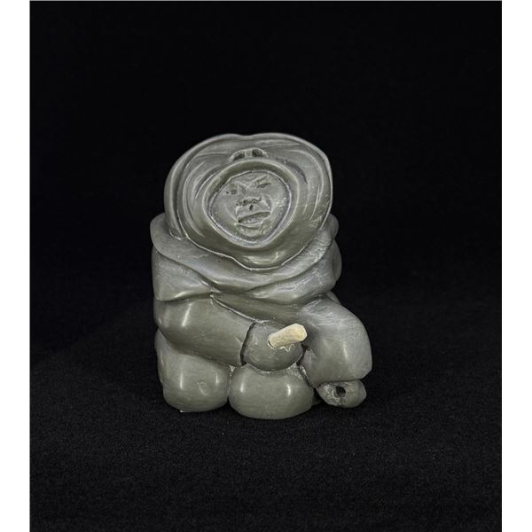 Silas Kayakjuak Inuit Eskimo Shaman Woman Carving