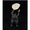 Image 1 : Silas Kayakjuak Inuit Eskimo Drummer Carving