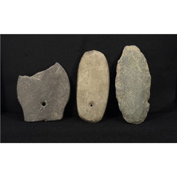 Ancient Native American Indian Stone Gorgets