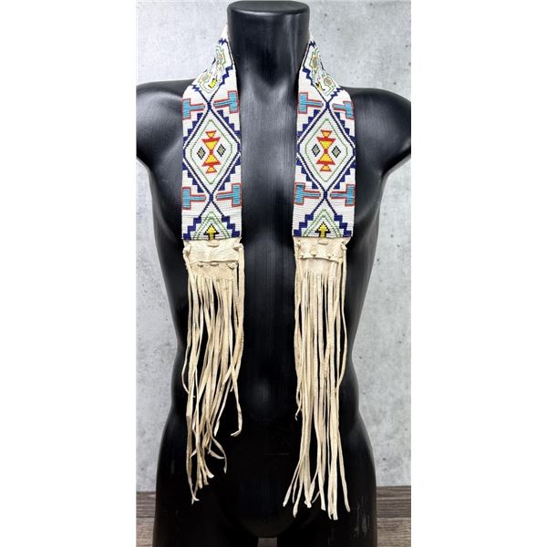 Lakota Sioux Native American Indian Beaded Sash