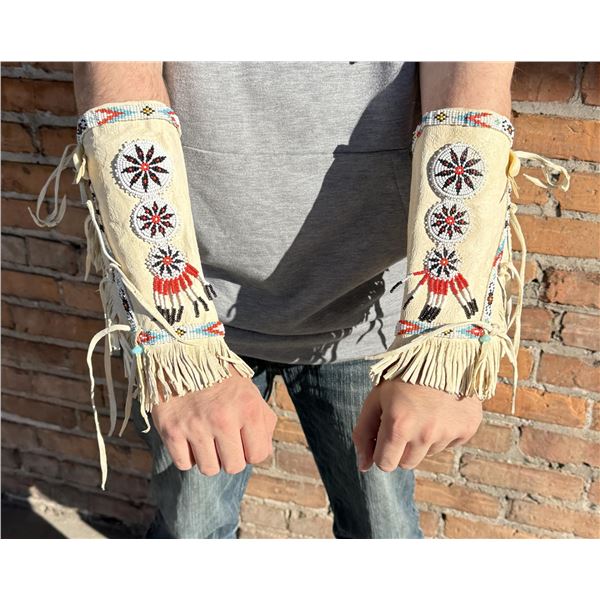 Lakota Sioux Native American Indian Beaded Cuffs