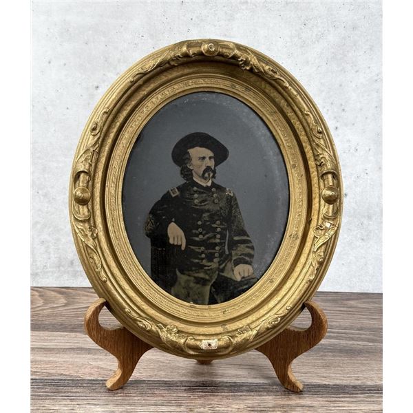 George Armstrong Custer Full Plate Tintype Photo