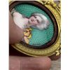 Image 3 : Victorian French Guilloche Enamel Portrait