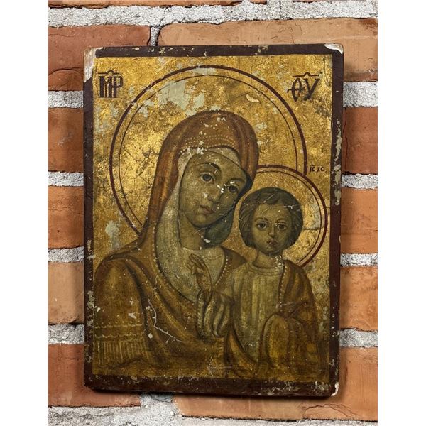 Greek Orthodox Icon of the Virgin Hodegetria