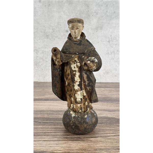 18th Century Spanish Colonial Santos of a Friar
