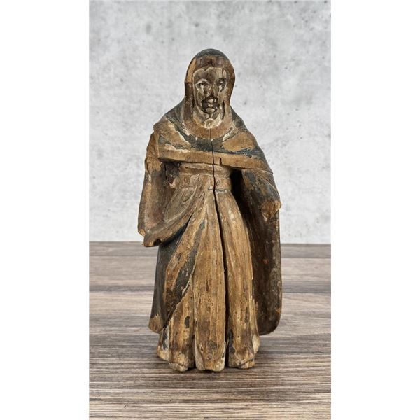 18th Century Spanish Colonial Santos of a Friar