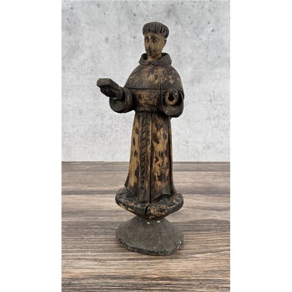 18th Century Spanish Colonial Santos of a Friar