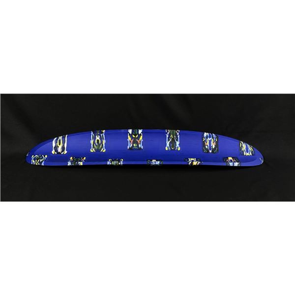 Martin Kremer Fused Glass Mosiac Ellipse Bowl